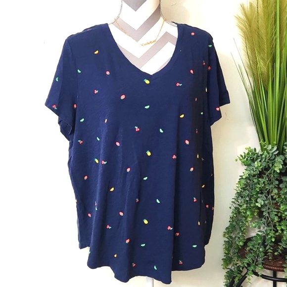 Old Navy Everywear Fruits T-shirt - Picture 3 of 12